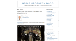 Desktop Screenshot of bibleprophecyblog.com